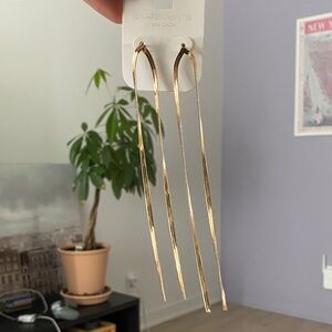 Gold Statement Earrings by